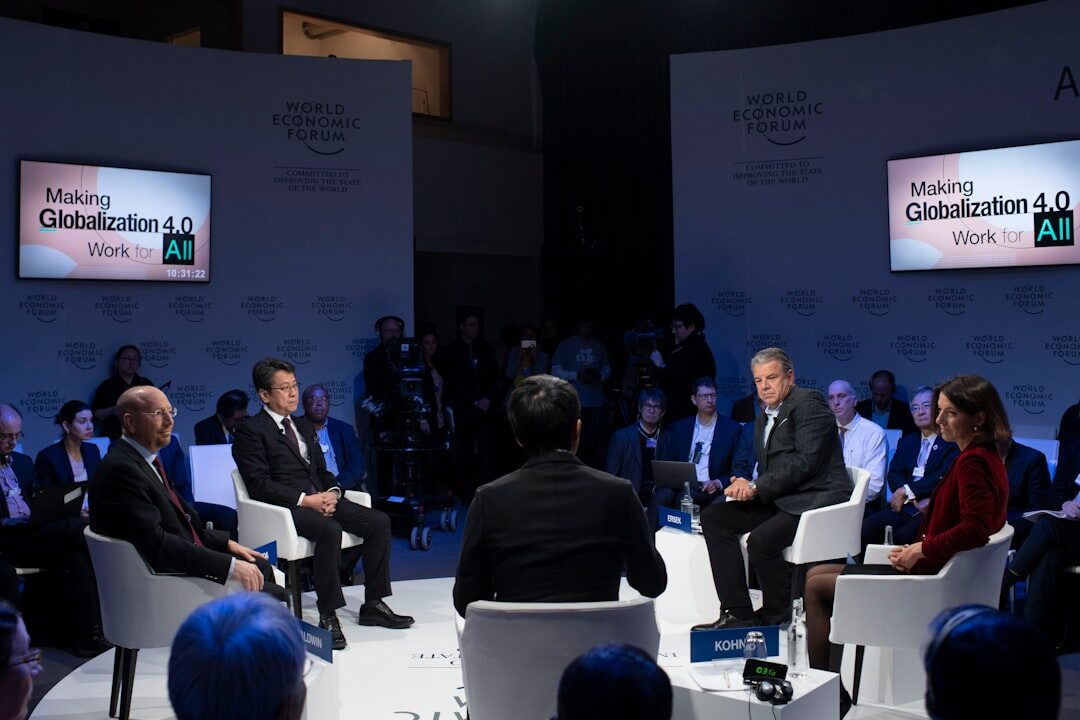 Media forum with journalists and panel speakers